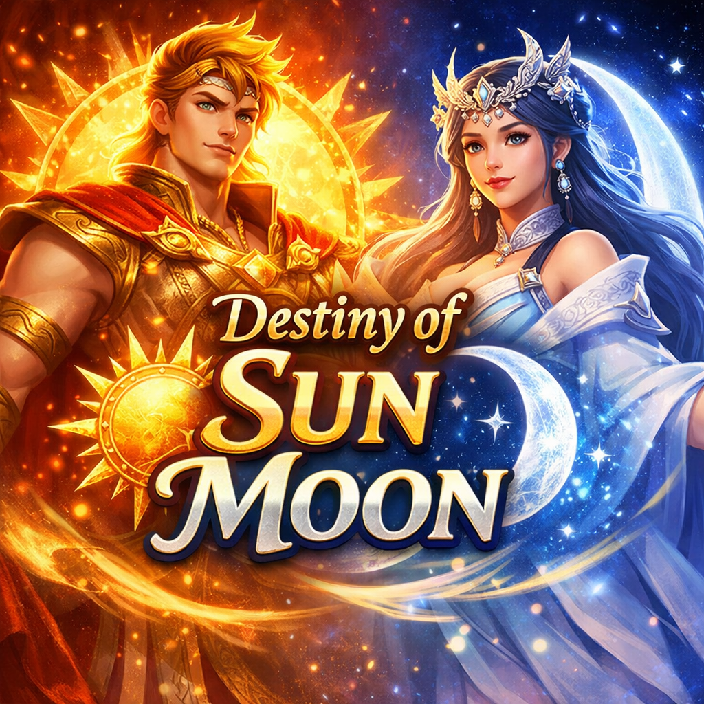 Destiny Sun Moon PG Soft dengan tema matahari dan bulan oriental